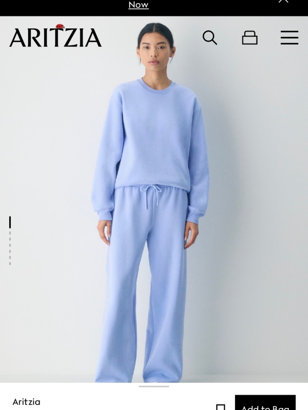 Aritzia Sweatfleece Sweatpant Set